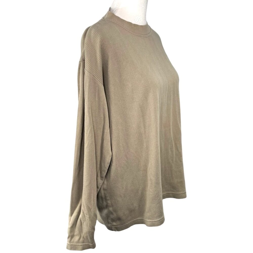 Northern Reflections Ribbed Top Olive Large - Picture 6 of 9